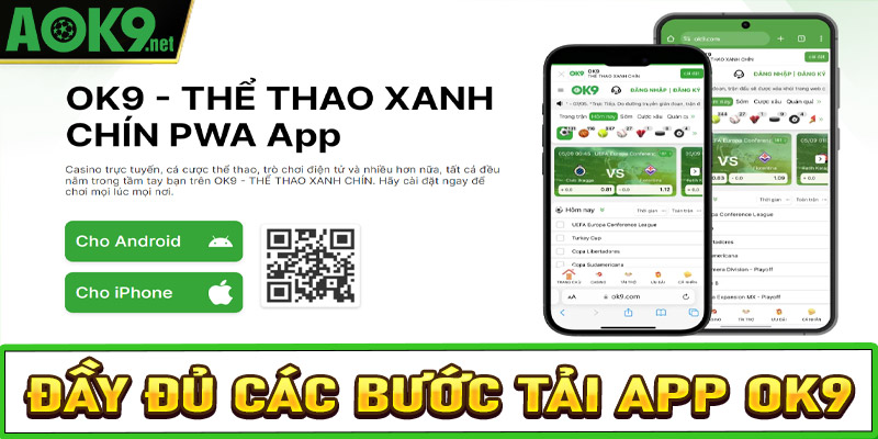 Hướng dẫn đầy đủ các bước tải app OK9 nhanh chóng nhất